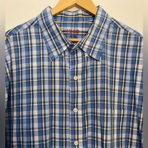 Izod Men’s Light Weight Button Down Poplin Collar Shirt 2XLT